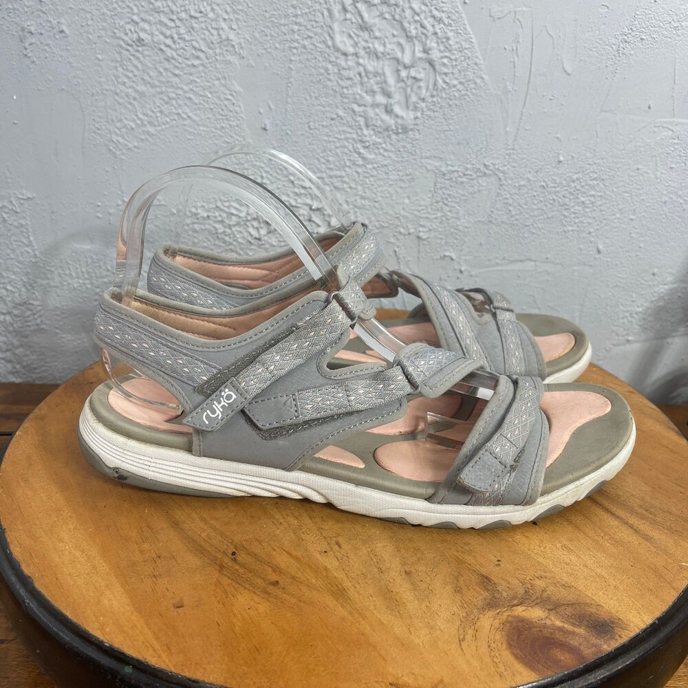 Ryka Sandals Womens 11W Ginger Sport Comfort Minimalist Casual Walking Beach